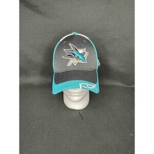 Reebok San Jose Sharks Hat Fitted Two Tone Structured Flex Cap NHL One Size